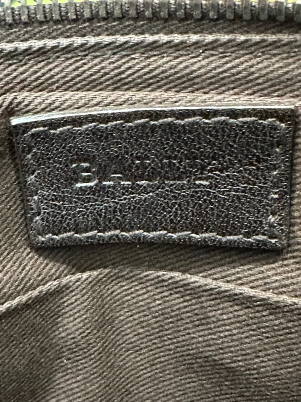 Vintage Bally Studded Leather Wristlet Clutch Y2K Moto Brown - Picture 11 of 11